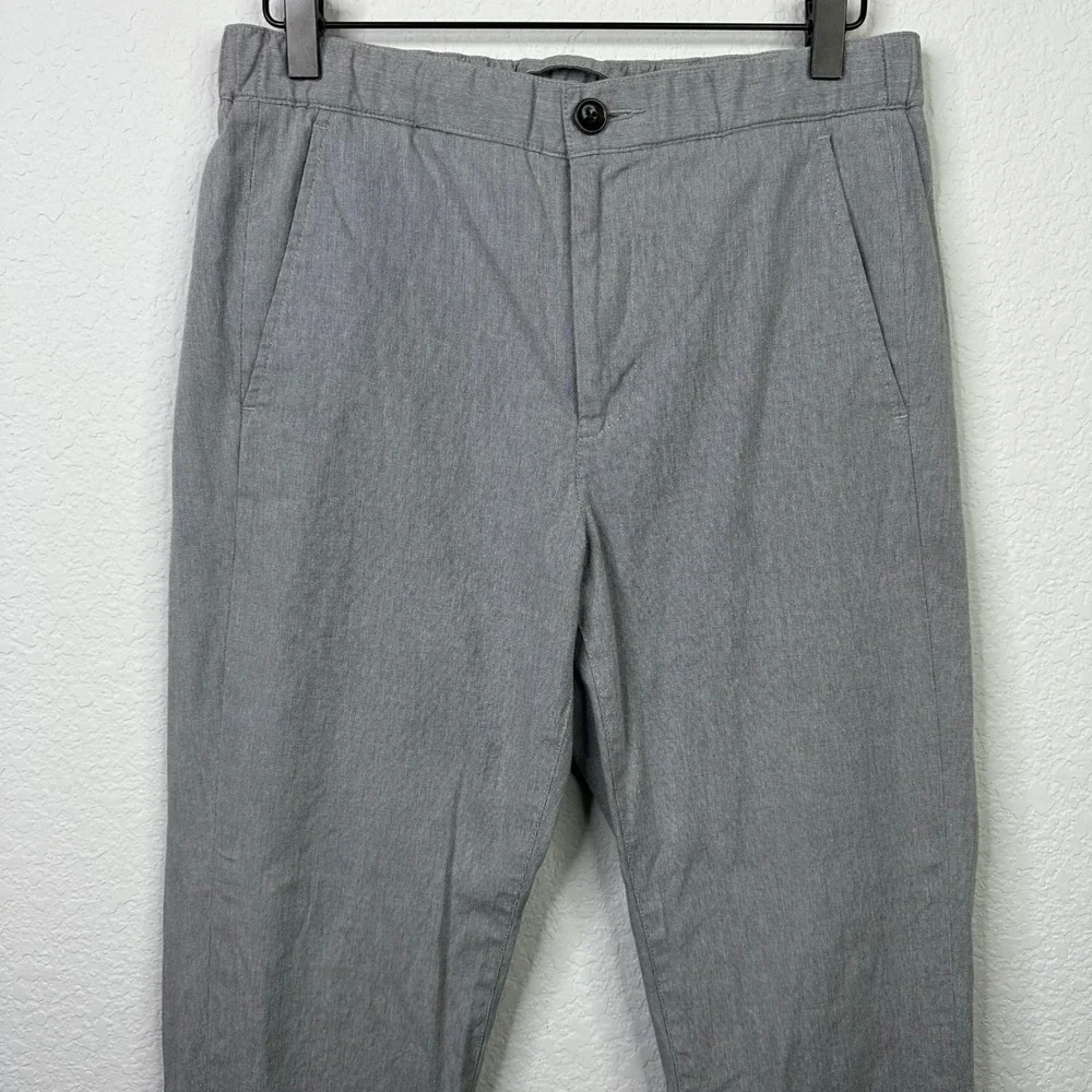 Vince Pants S Gray Textured‎ Jogger Minimalist Casual Everyday Athleisure Luxury